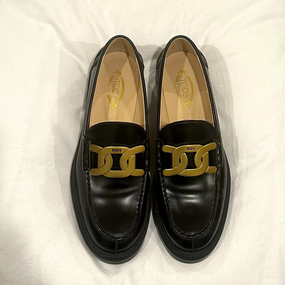 Tod’s leather loafers